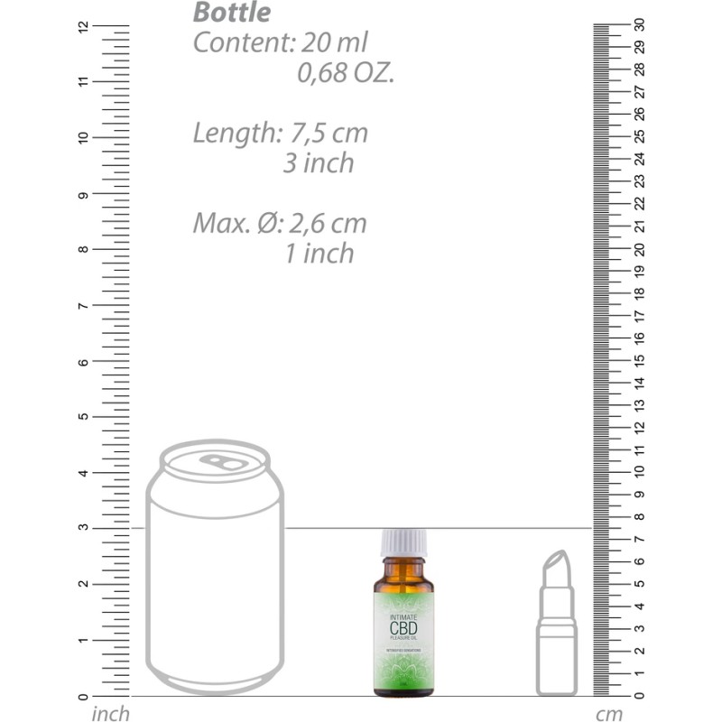 Stymulujący olejek CBD 20 ml Pharmquests shots